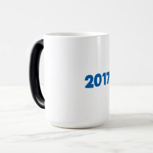 U 2017 kan ändra TEXTSTIL och TEXTFÄRG Magisk Mugg