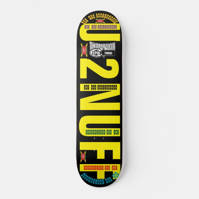 U 2 NÖDVÄNDIGT.  JMT. Skateboard (Framsida)
