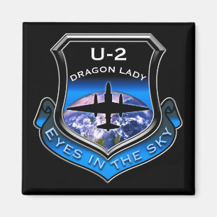U-2-spion flygplan magnet