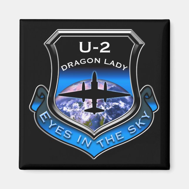 U-2-spion flygplan magnet (Framsidan)