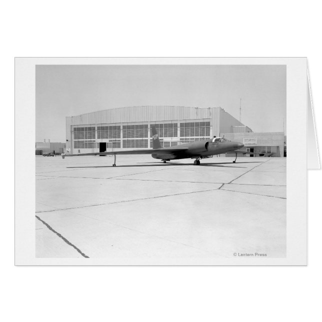 U-2 Spy Flygplan med fiktiva NASA-märkningar Hälsningskort (Framsidan Horizontal)