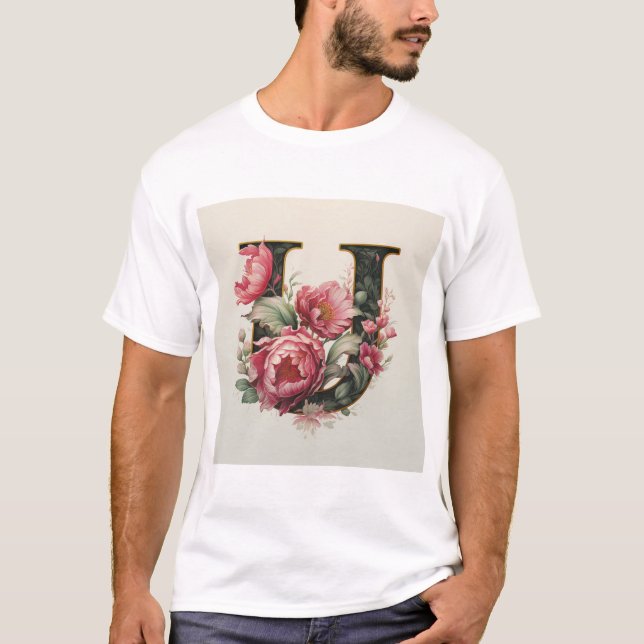U alfabet namn t shirt (Framsida)