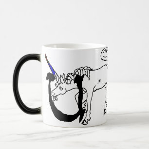 U är för Unicorn Magisk Mugg