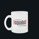 U är lika med U - HIV Opåvisbar - Science not Stig Frostad Glasmugg<br><div class="desc">Fakta Ofruktbar vetenskap Inte Stigma - HIV-medvetandegörande design för dem som lever med hiv. Hjälper till att utbilda hur odetekterbara är lika med oöverförbara. >> Använda för HIV -positiv familjemedlem, hälsovård, professionell för läkare eller social-arbetare som utbildar sig för att stoppa rädslan, skam, orättvisor och stigmatiseringen kring hiv och AIDS....</div>