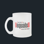 U är lika med U - HIV Opåvisbar - Science not Stig Frostad Glasmugg<br><div class="desc">Fakta Ofruktbar vetenskap Inte Stigma - HIV-medvetandegörande design för dem som lever med hiv. Hjälper till att utbilda hur odetekterbara är lika med oöverförbara. >> Använda för HIV -positiv familjemedlem, hälsovård, professionell för läkare eller social-arbetare som utbildar sig för att stoppa rädslan, skam, orättvisor och stigmatiseringen kring hiv och AIDS....</div>