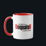 U är lika med U - HIV Opåvisbar - Science not Stig Mugg<br><div class="desc">Fakta Ofruktbar vetenskap Inte Stigma - HIV-medvetandegörande design för dem som lever med hiv. Hjälper till att utbilda hur odetekterbara är lika med oöverförbara. >> Använda för HIV -positiv familjemedlem, hälsovård, professionell för läkare eller social-arbetare som utbildar sig för att stoppa rädslan, skam, orättvisor och stigmatiseringen kring hiv och AIDS....</div>