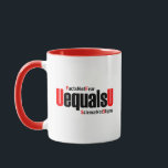 U är lika med U - HIV Opåvisbar - Science not Stig Mugg<br><div class="desc">Fakta Ofruktbar vetenskap Inte Stigma - HIV-medvetandegörande design för dem som lever med hiv. Hjälper till att utbilda hur odetekterbara är lika med oöverförbara. >> Använda för HIV -positiv familjemedlem, hälsovård, professionell för läkare eller social-arbetare som utbildar sig för att stoppa rädslan, skam, orättvisor och stigmatiseringen kring hiv och AIDS....</div>