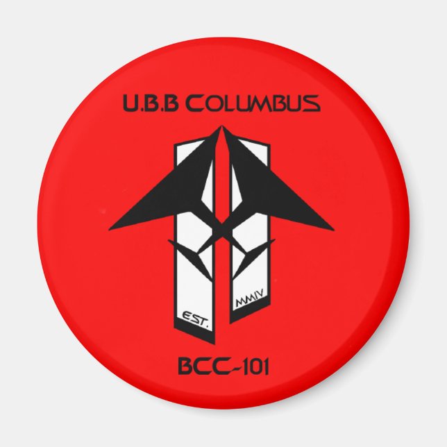 U.B.B. Columbus Magnet (Framsidan)
