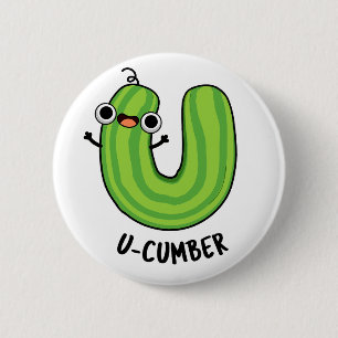 U-cumber Funny Cucumber Pun Knapp