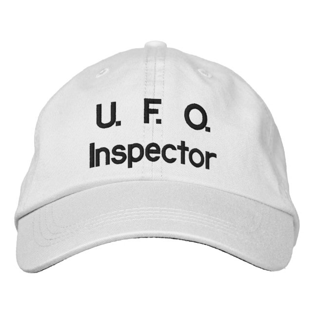 U.F.O. Inspectors Cap Broderad Keps (Framsida)