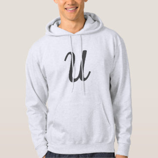 U-formad hooded jacka hoodie