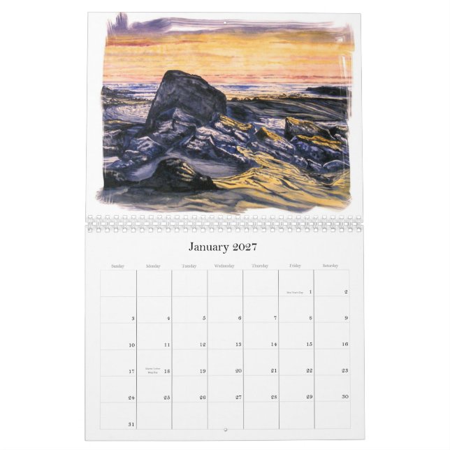 U.K. landskap Kalender (Jan 2027)