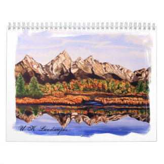 U.K. landskap Kalender
