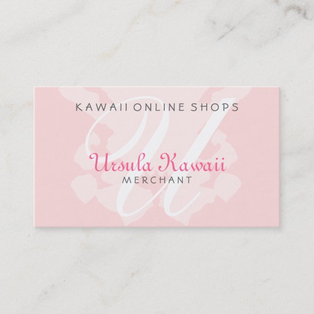 U Kawaii Shops Visitkort (Framsida)