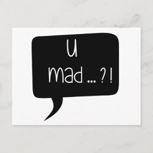 U Mad...?! - Ljudigt vykort för offerter