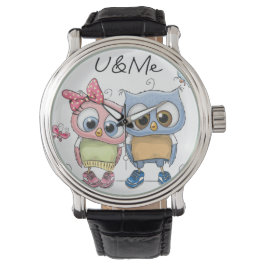 U & Me Sweet Ugglor Armbandsur Förtjusande Skogsf