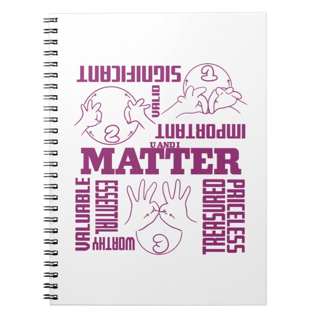 U och I Matter - ASL EmpowerDesign Design Anteckningsbok (Framsidan)
