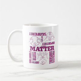 U och I Matter - ASL EmpowerDesign Design Kaffemugg