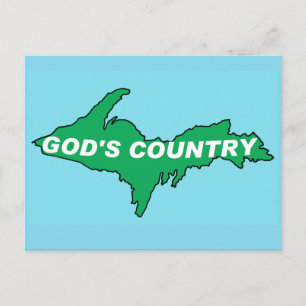 U.P. YOOPER NORDIN MICHIGAN POSTCARD VYKORT