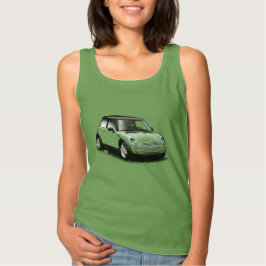U-Plocka-Färg-Modern Mini-Car-Dam överst T Shirt