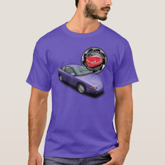 U-Plocka--Färg SCCNA Saturn CoupeT-tröja 1991 Tee Shirt