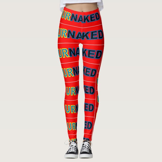 U--R-NAKEDDAMASKER LEGGINGS (Framsida)