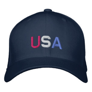U.S.A. BASEBALL CAP BRODERAD KEPS