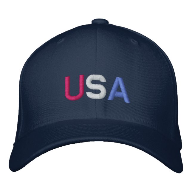 U.S.A. BASEBALL CAP BRODERAD KEPS (Framsida)