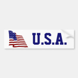 U.S.A. Flagga Bildekal