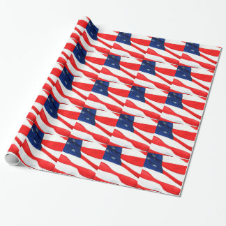 U.S.A. Flagga Presentpapper