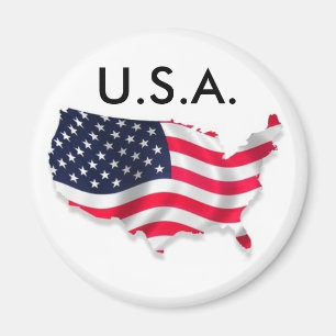 U.S.A. Kylmagnet Magnet