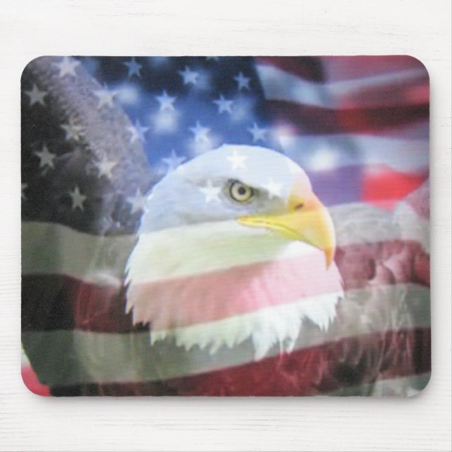U.S.A. Örn & flagga Musmatta (Framsidan)