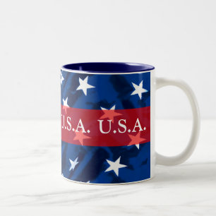 U.S.A. Patriotic Coffee Mugg