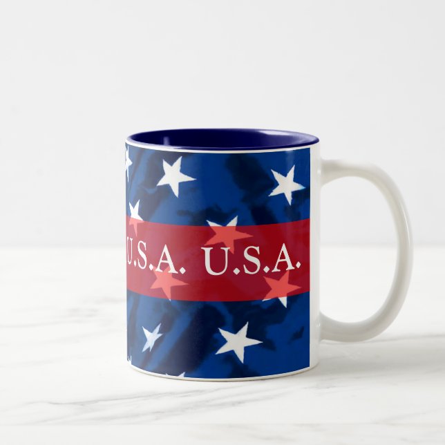 U.S.A. Patriotic Coffee Mugg (Höger)