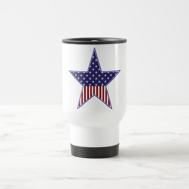 U.S.A. Patriotic Flagga Design Resemugg (Center)