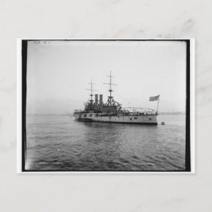 U.S. Alabama Battleship c1902 Vintage Vykort