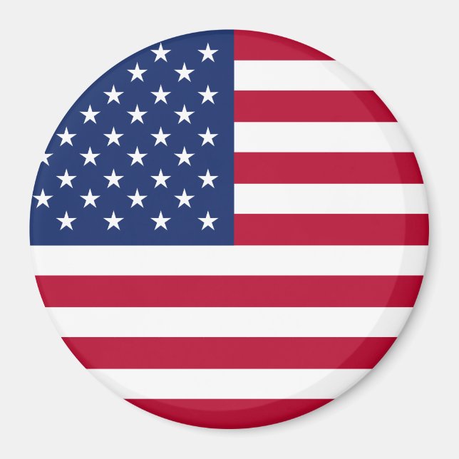 U. S. American Flagga Magnet (Framsidan)