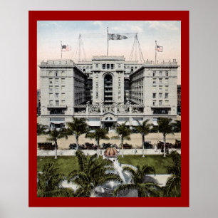 U.S. Anslags- hotell, San Diego, Kalifornien Poster