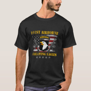 U S Army 101st Airborne Division Veteran Screaming T Shirt