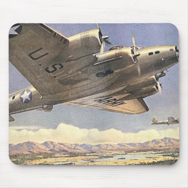 U.S. Army Bomber Mousepad Musmatta (Framsidan)
