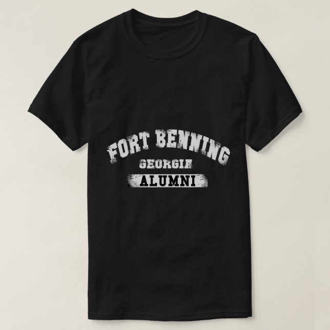 U.S. Army Fort Benning Alumni T-Shirt (Design framsida)