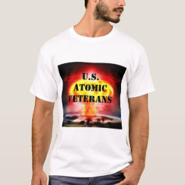 U. S. ATOMISKA VETERANS exponering T-Shirt