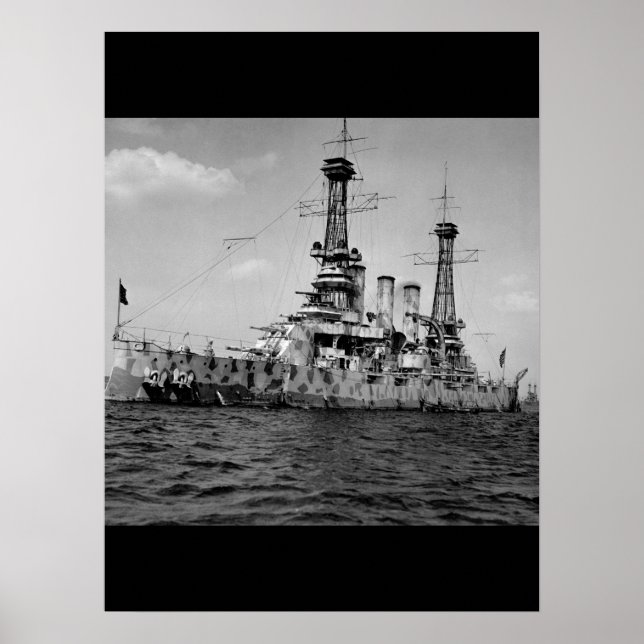 U.S. battleship New jersey in_Krig Image Poster (Framsidan)