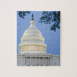 U.S. Capitol i skymningen, Washington D.C. (distri Pussel