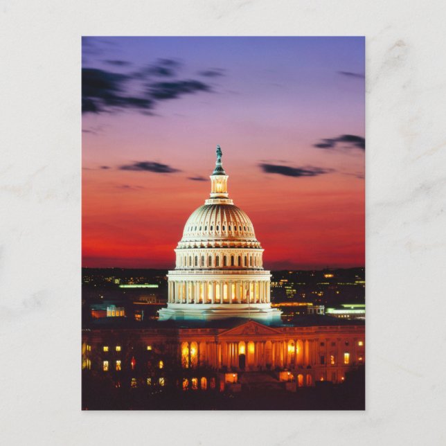 U.S. Capitol, Washington, D.C., Vykort (Framsida)