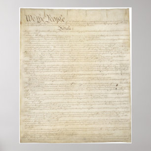 U.S. Constitution_Pg 1 av 4 Poster