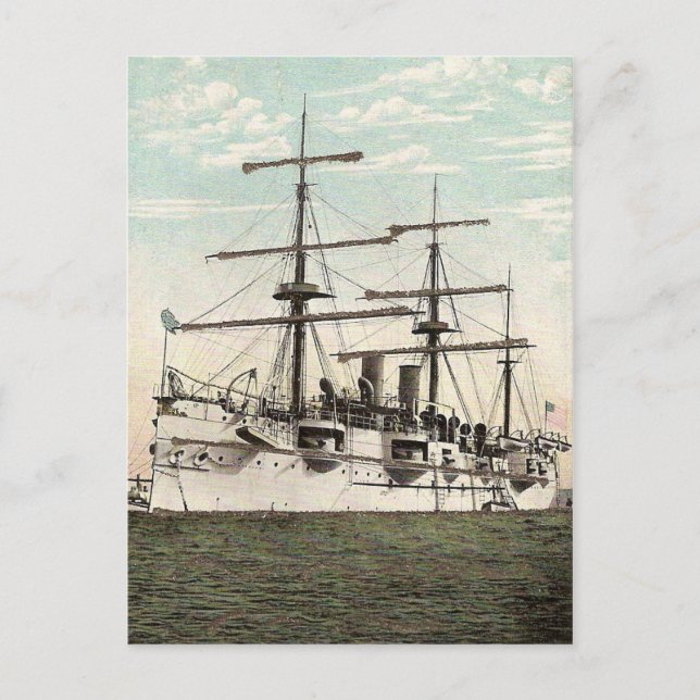 U.S. Cruiser Newark Vykort (Framsida)