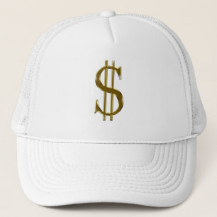 $ U.S.dollar undertecknar guld Keps