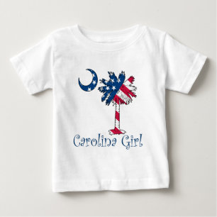 U.S. Flagga Carolina Girl T Shirt