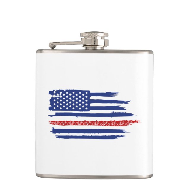 U.S. Flagga Cycling Fickplunta (Framsidan)